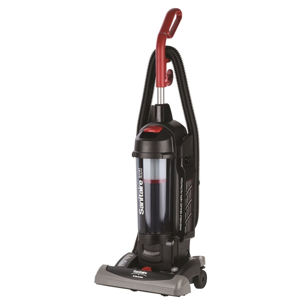 Sanitaire Force QuietClean 15 Inch Upright Vacuum, HEPA, with Dirt Cup and On-Board Tools